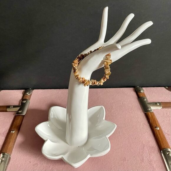 Picture Jasper Raw Chip Bead Bracelet - Picture Jasper Jewelry - Magic Crystals - Picture 6 of 6